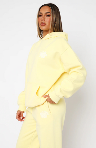 Oversize Hoodie Set - Lemon