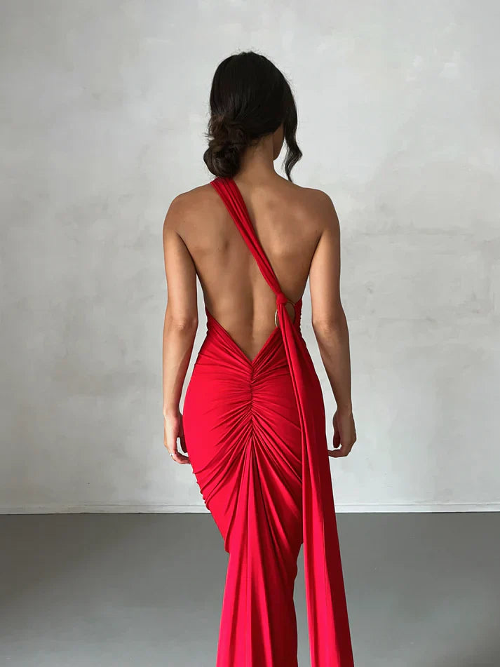 Victoria Maxi Dress - Red