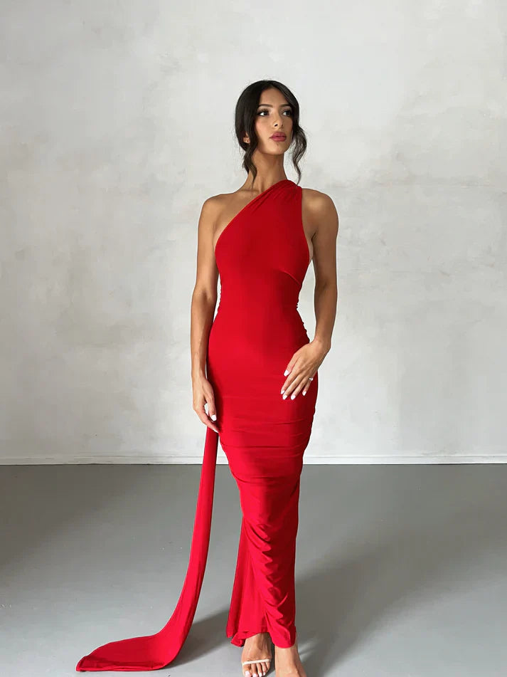 Victoria Maxi Dress - Red