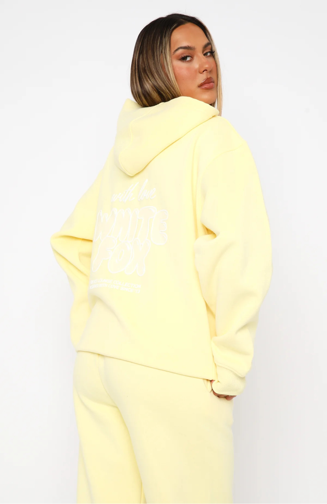 Oversize Hoodie Set - Lemon