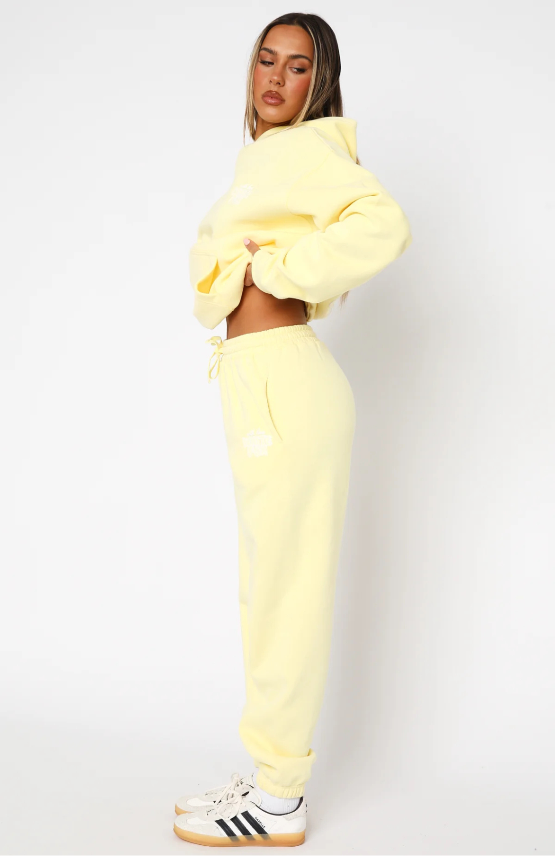 Oversize Hoodie Set - Lemon