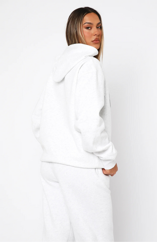 Oversize Hoodie Set - Grey Marle