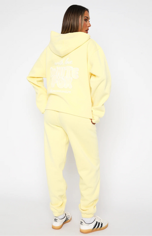 Oversize Hoodie Set - Lemon