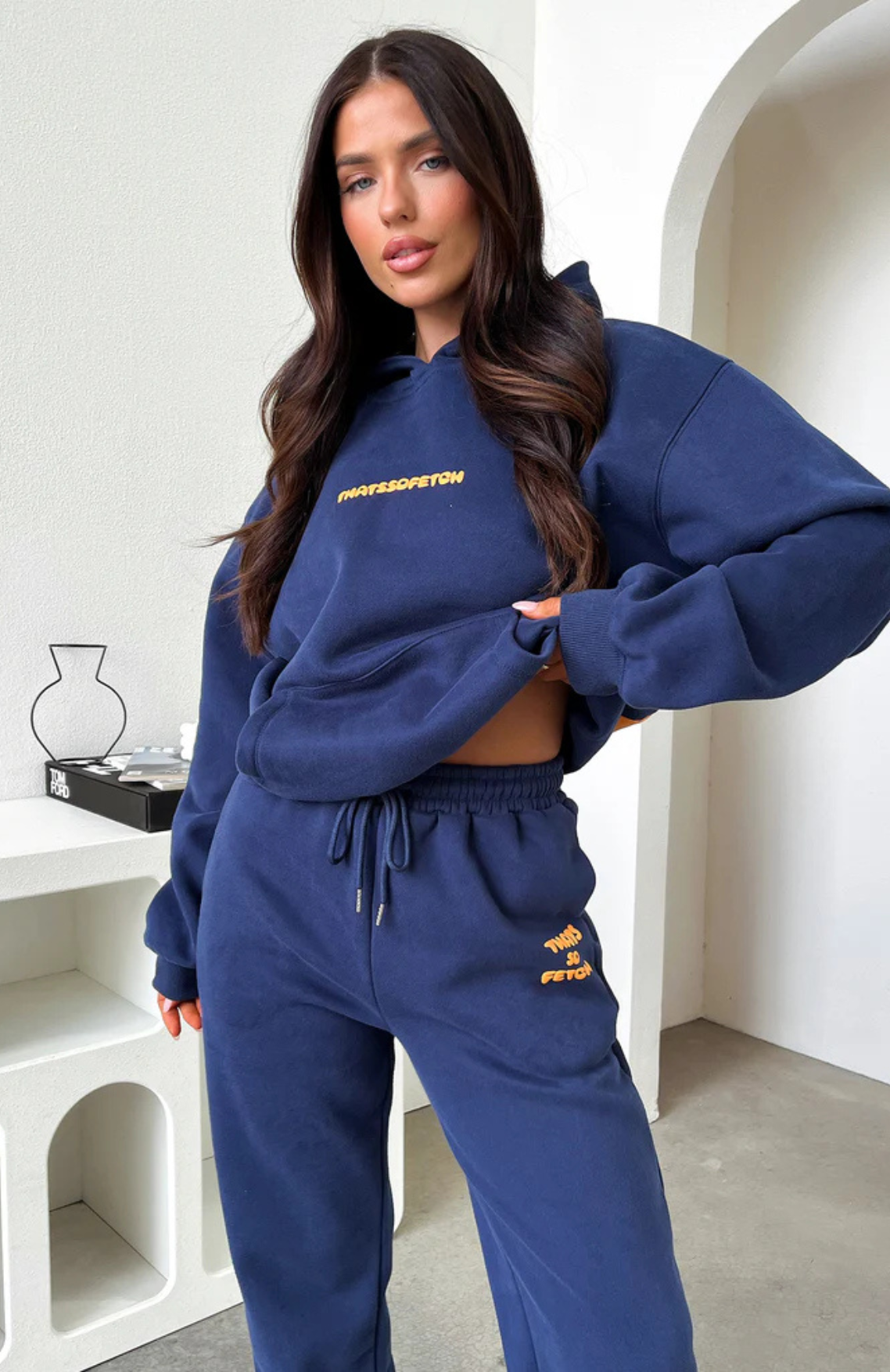 Oversize Hoodie Set - Navy