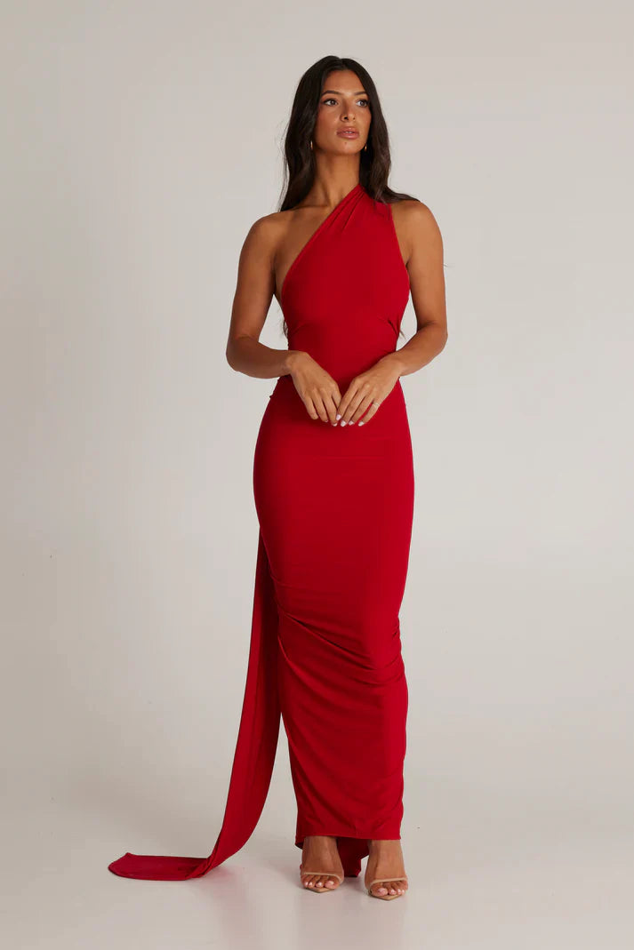 Victoria Maxi Dress - Red