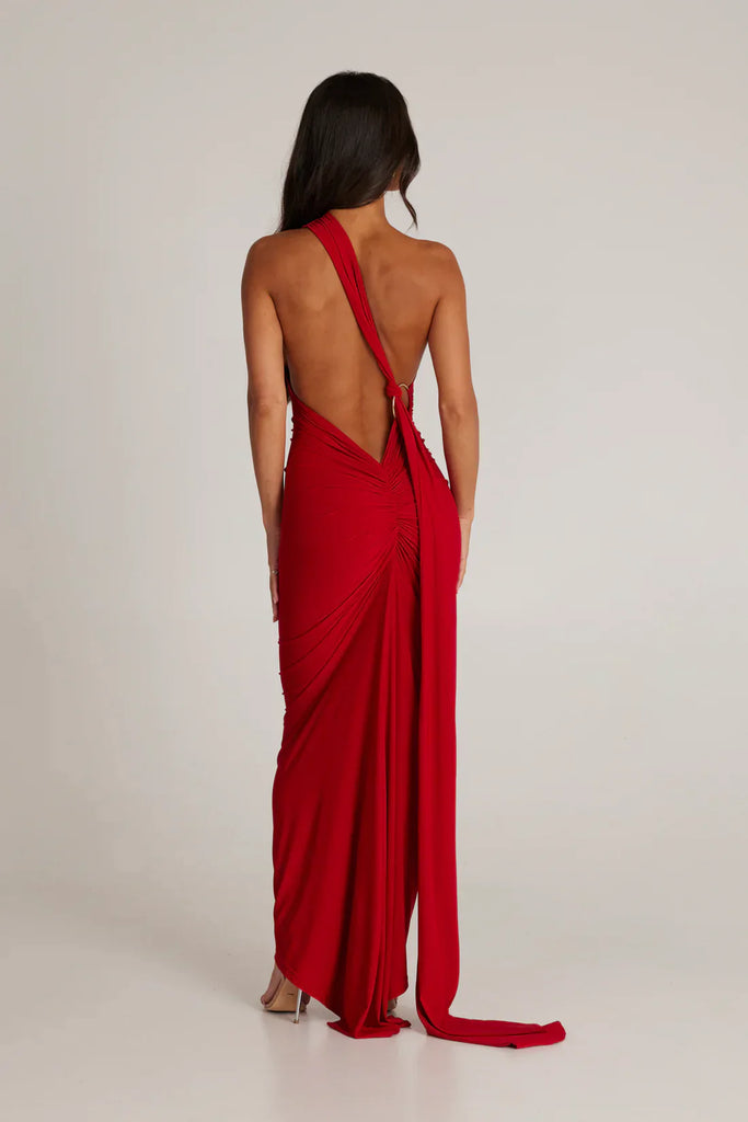 Victoria Maxi Dress - Red