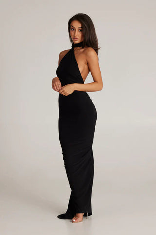 Victoria Maxi Dress - Black