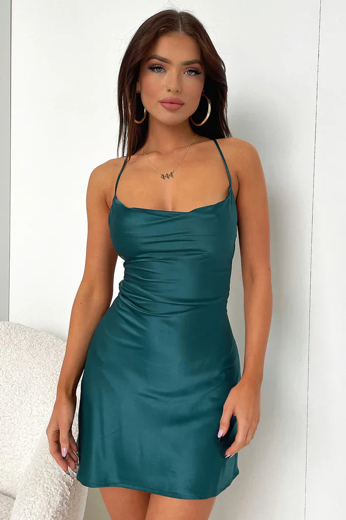 Catherine Mini Dress - Emerald