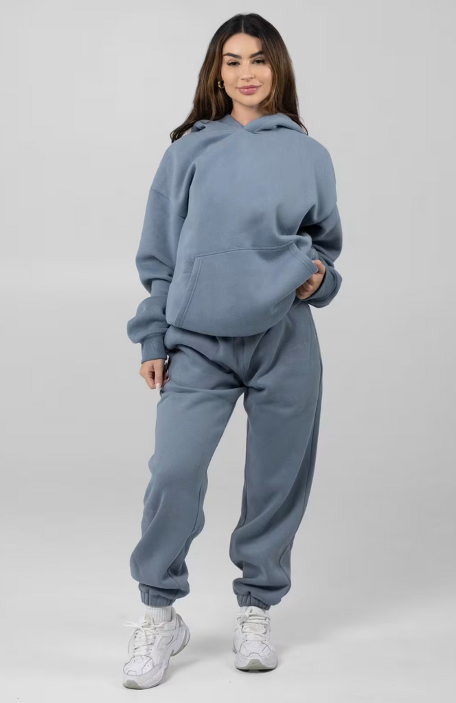 Oversize Hoodie Set - Sky