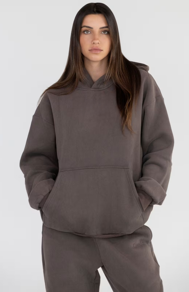 Oversize Hoodie Set - Chocolate