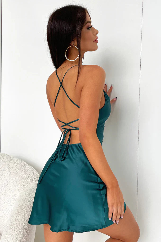 Catherine Mini Dress - Emerald