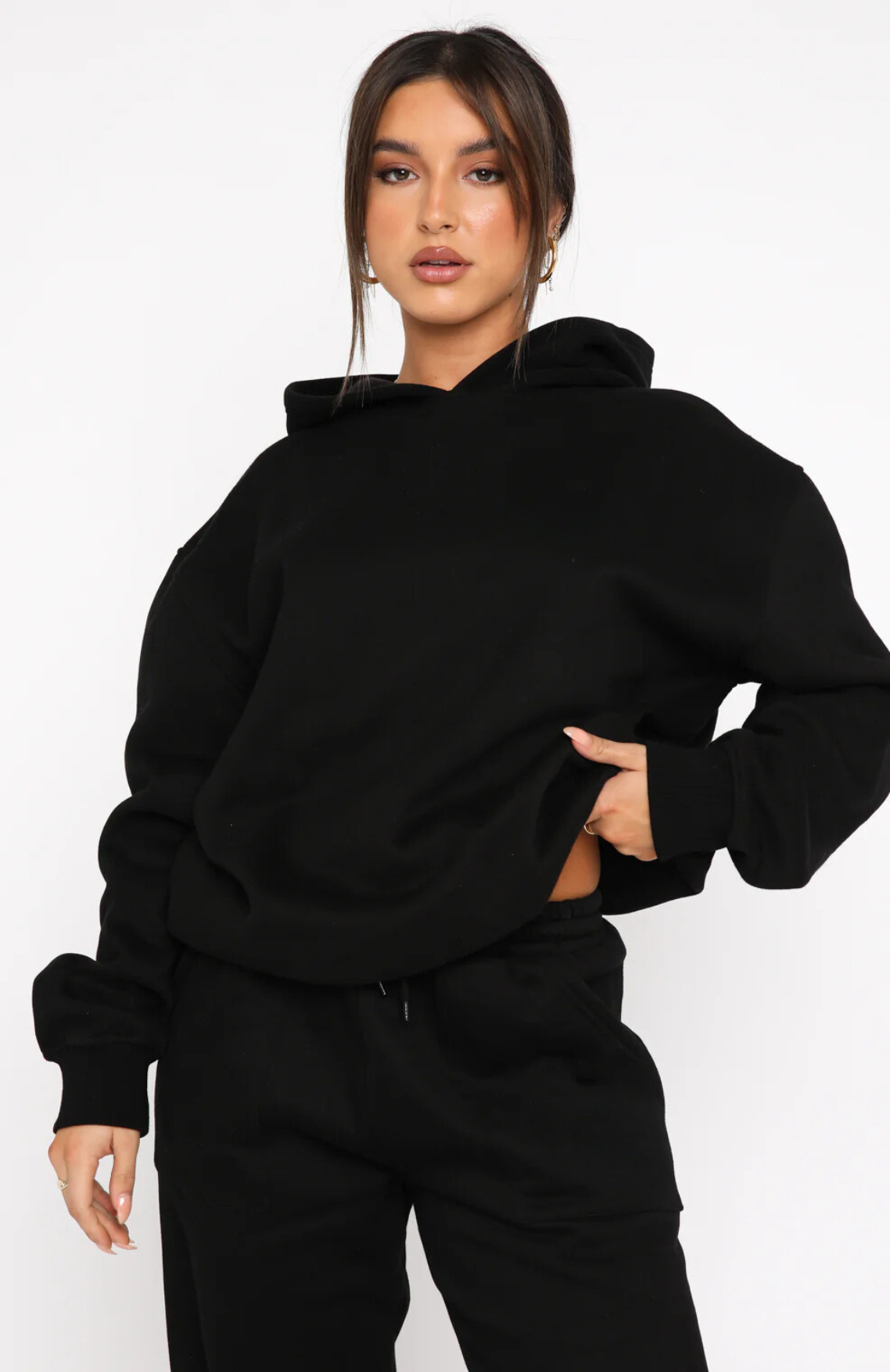 Oversize Hoodie Set - Onyx