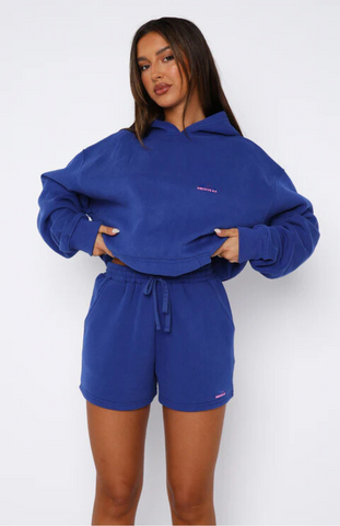 Oversize Hoodie + Shorts Set - Malibu