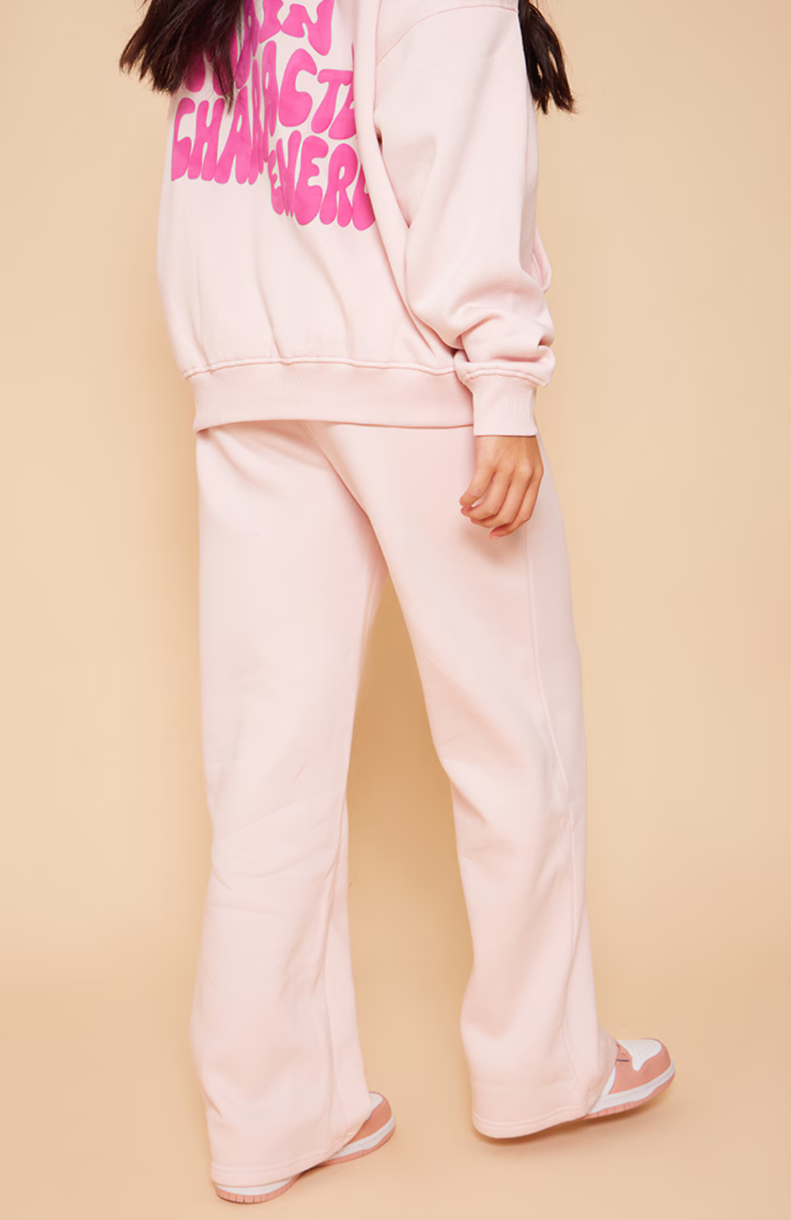 Premium Oversize Hoodie Set - Baby Pink