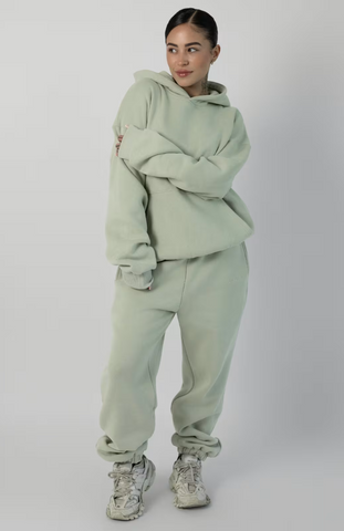 Oversize Hoodie Set - Green Tea