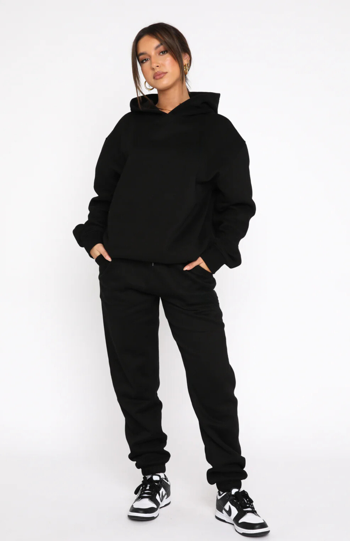 Oversize Hoodie Set - Onyx