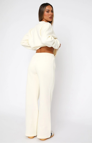 Oversize Sweater Set - Cream