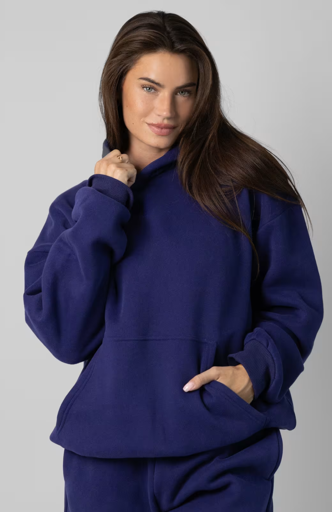 Oversize Hoodie Set - Indigo