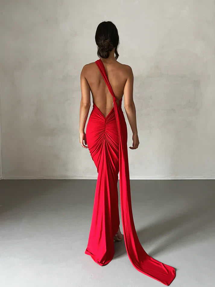 Victoria Maxi Dress - Red