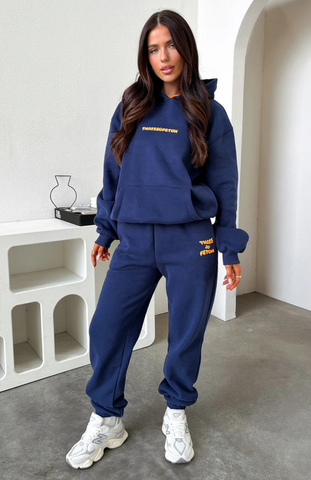 Oversize Hoodie Set - Navy