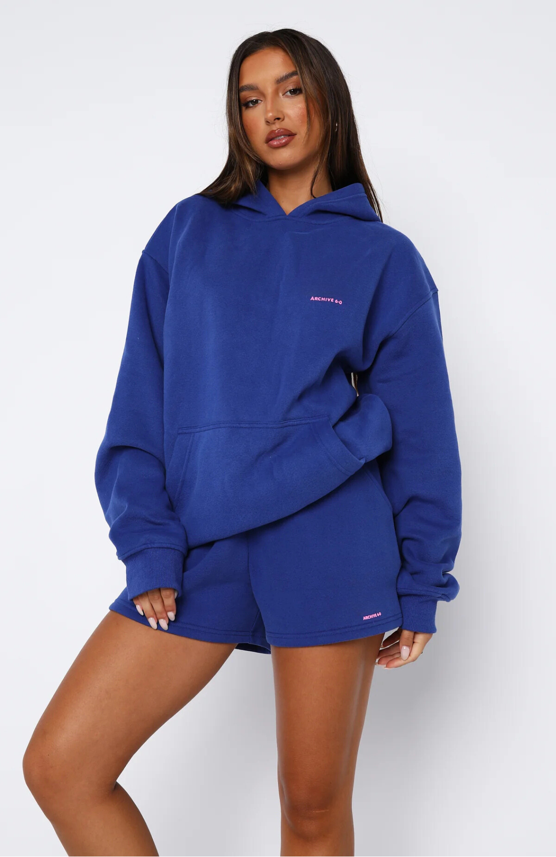 Oversize Hoodie + Shorts Set - Malibu