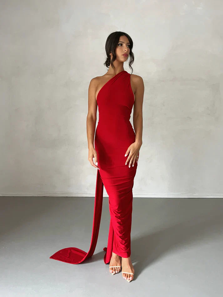 Victoria Maxi Dress - Red