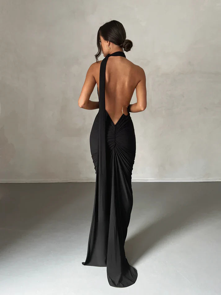 Victoria Maxi Dress - Black