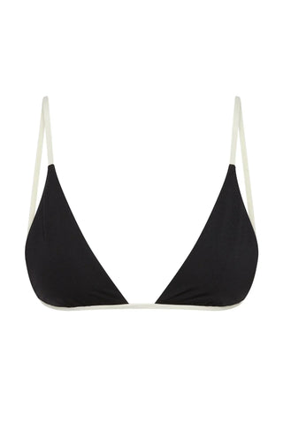 Monaco TOP - BLACK/IVORY