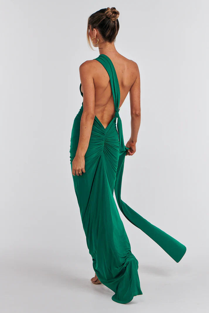 Victoria Maxi Dress - Emerald