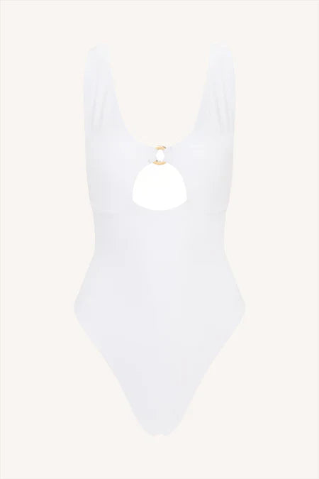 One Piece Cutout White