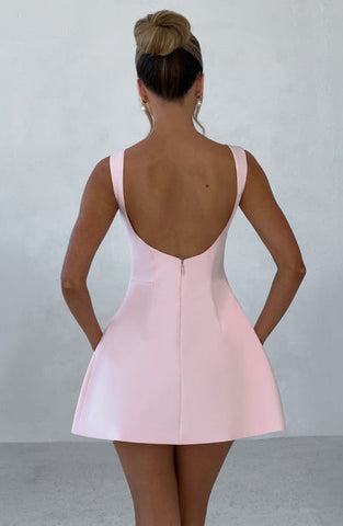 Donna Mini Dress - Blush