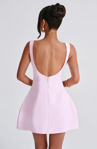 Donna Mini Dress - Blush