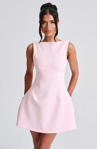 Donna Mini Dress - Blush