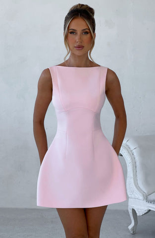 Donna Mini Dress - Blush