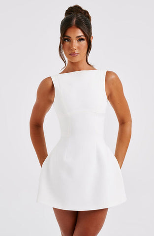 Donna Mini Dress - Ivory