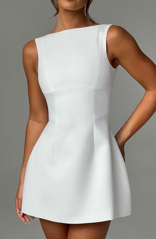 Donna Mini Dress - Ivory