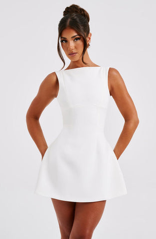 Donna Mini Dress - Ivory