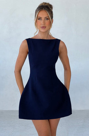 Donna Mini Dress - Navy