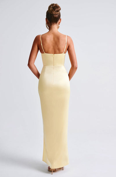 Mandy Maxi Dress - Lemon