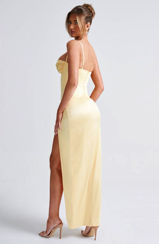 Mandy Maxi Dress - Lemon