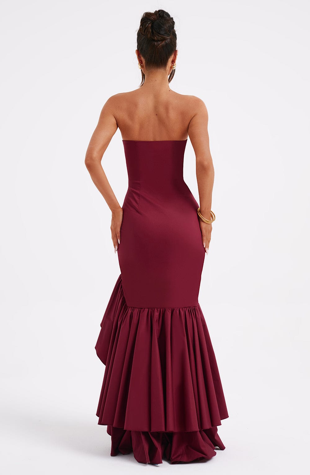 Everly Maxi Dress - Burgundy