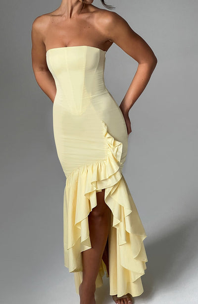 Everly Maxi Dress - Lemon