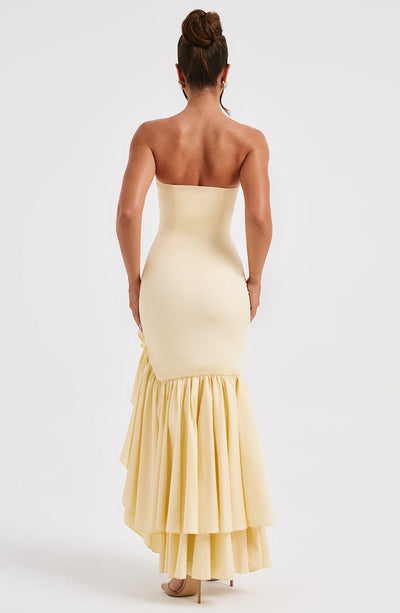 Everly Maxi Dress - Lemon