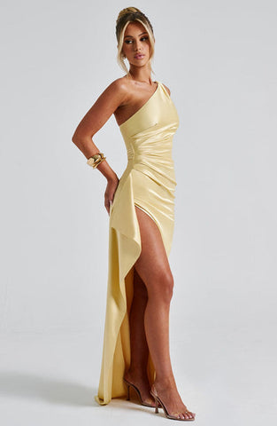 Julie Maxi Dress - Lemon