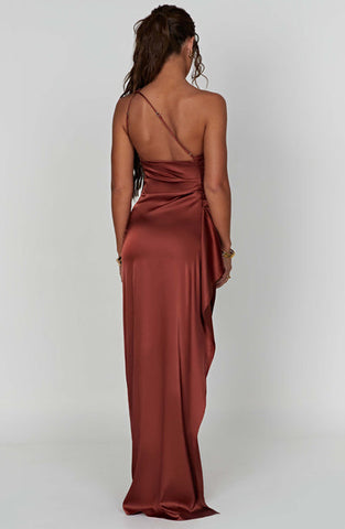 Julie Maxi Dress - Rust