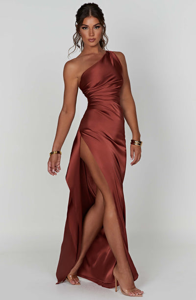 Julie Maxi Dress - Rust