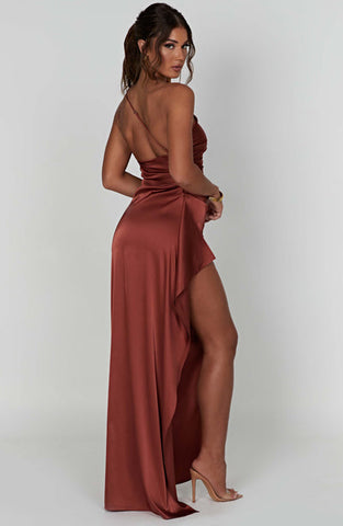 Julie Maxi Dress - Rust