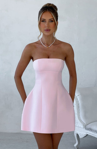 Mia Mini Dress - Blush