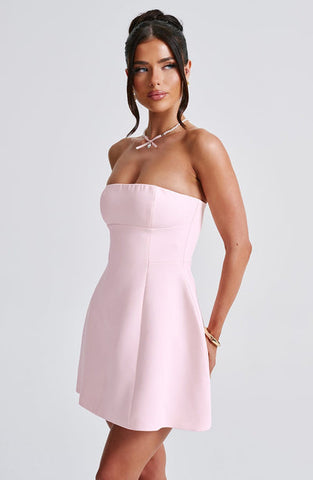 Mia Mini Dress - Blush