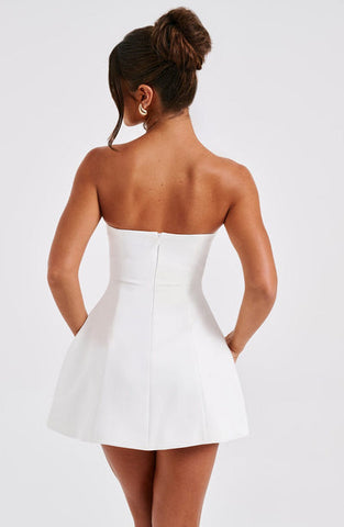 Mia Mini Dress - Ivory